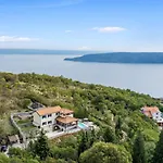 Antonia - Private Pool & Panorama Kvarner View By 22estates 别墅