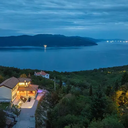 Antonia - Private Pool & Panorama Kvarner View 빌라 Zagorje